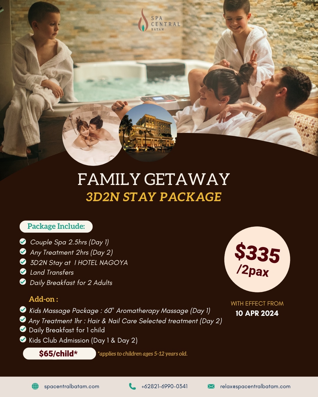 Spa Hotel Family Package